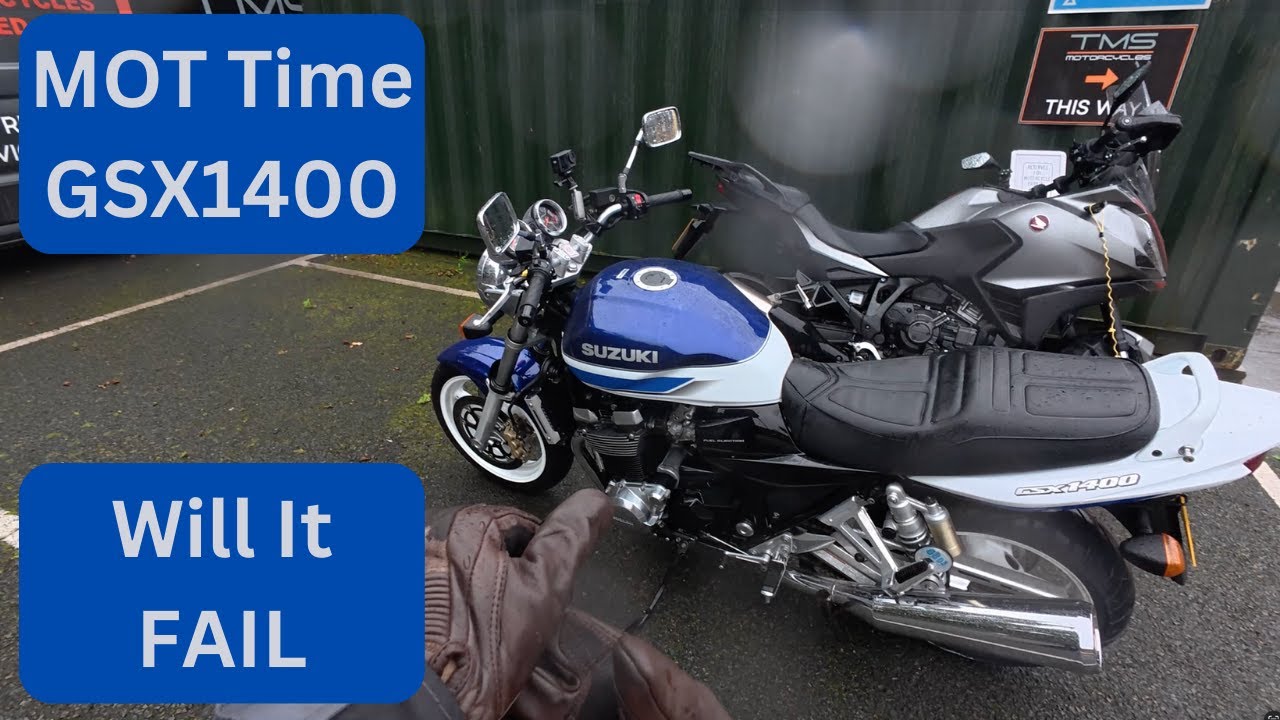 SUZUKI GSX1400 NEVER HAD MOT EVER!!! Will it Fail it's first MOT?