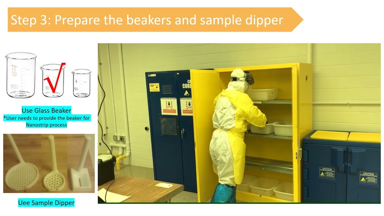 UIUC MRL Cleanroom Nanostrip Process training video
