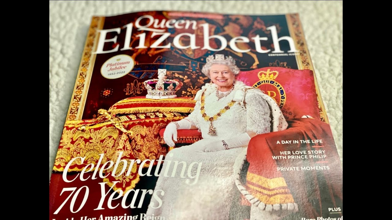 ASMR | R.I.P. QUEEN ELIZABETH II - QUEEN ELIZABETH MAGAZINE FLIP | LO-FI