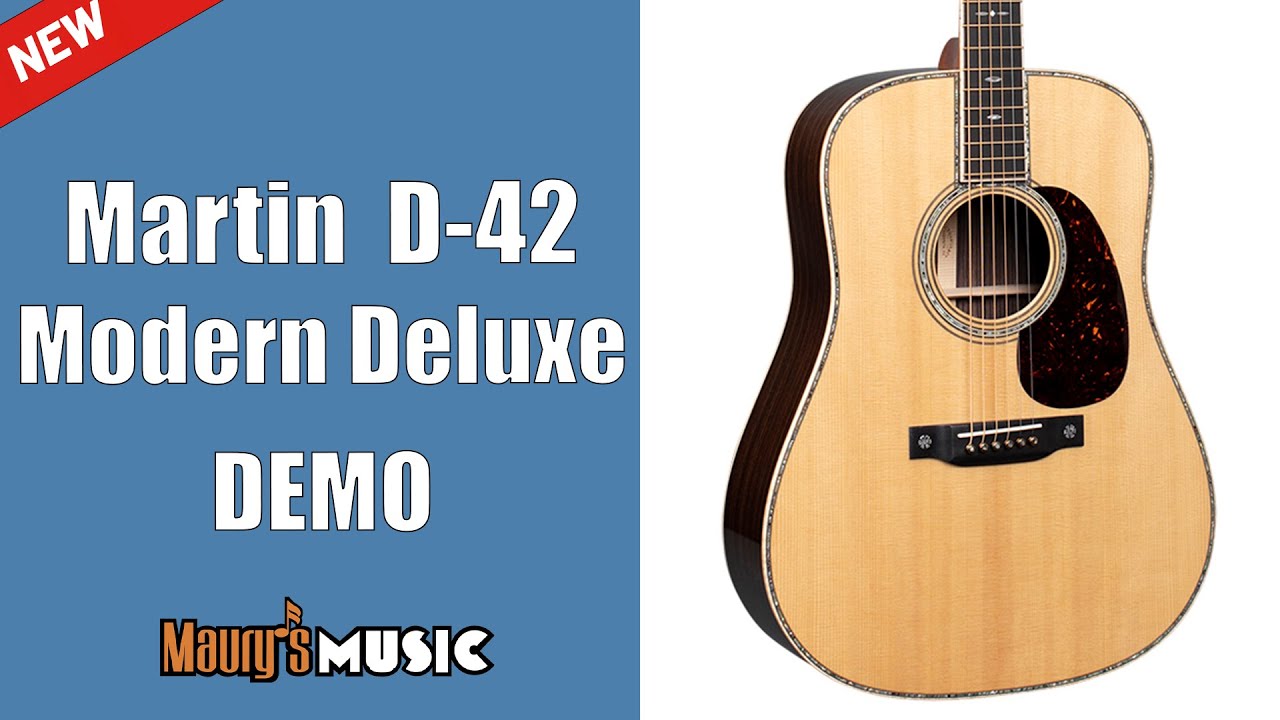 Maury demos the Martin D-42 Modern Deluxe