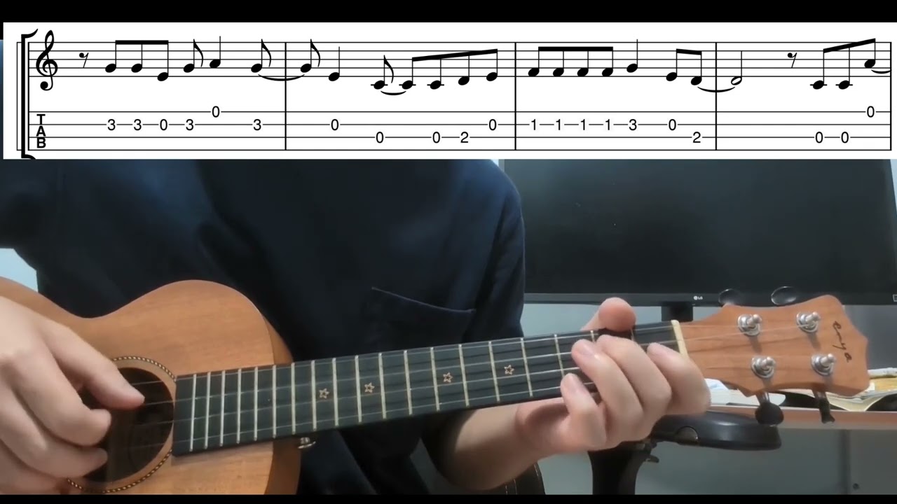 How Deep Is Your Love (Bee Gees) - Easy Beginner Ukulele Tabs With Playthrough Tutorial Lesson