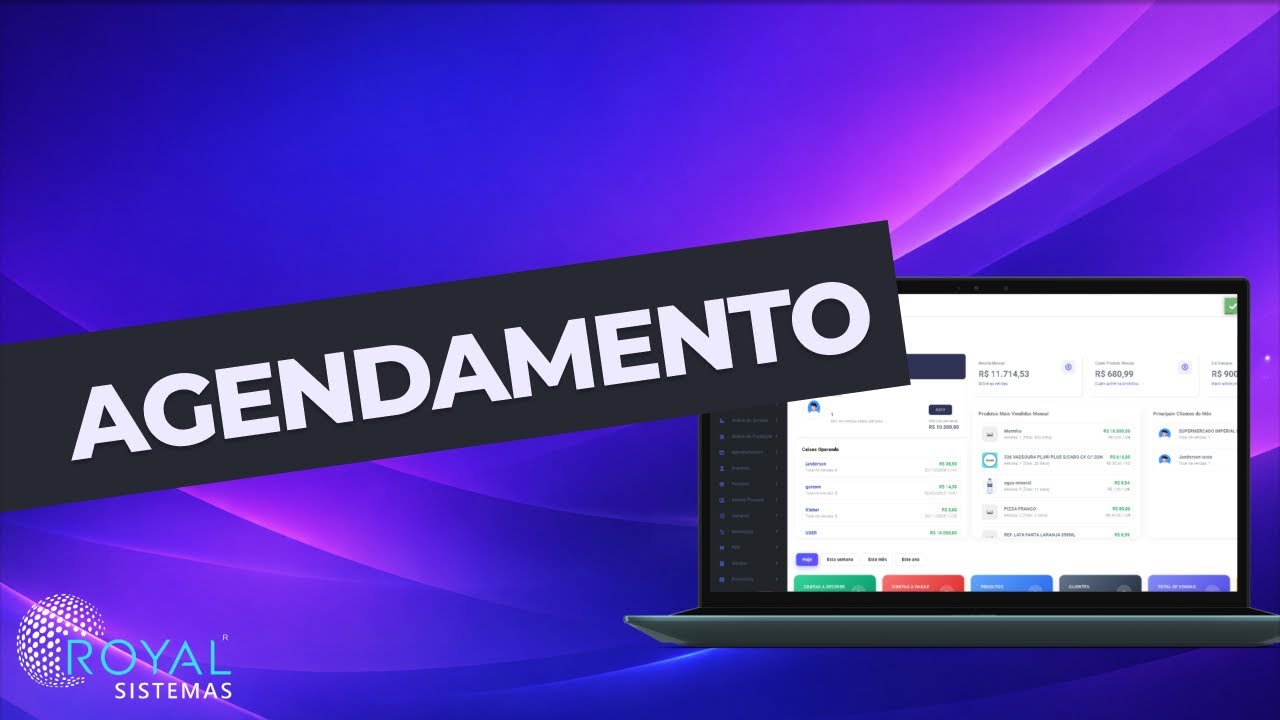 AGENDAMENTO - ERP ROYAL