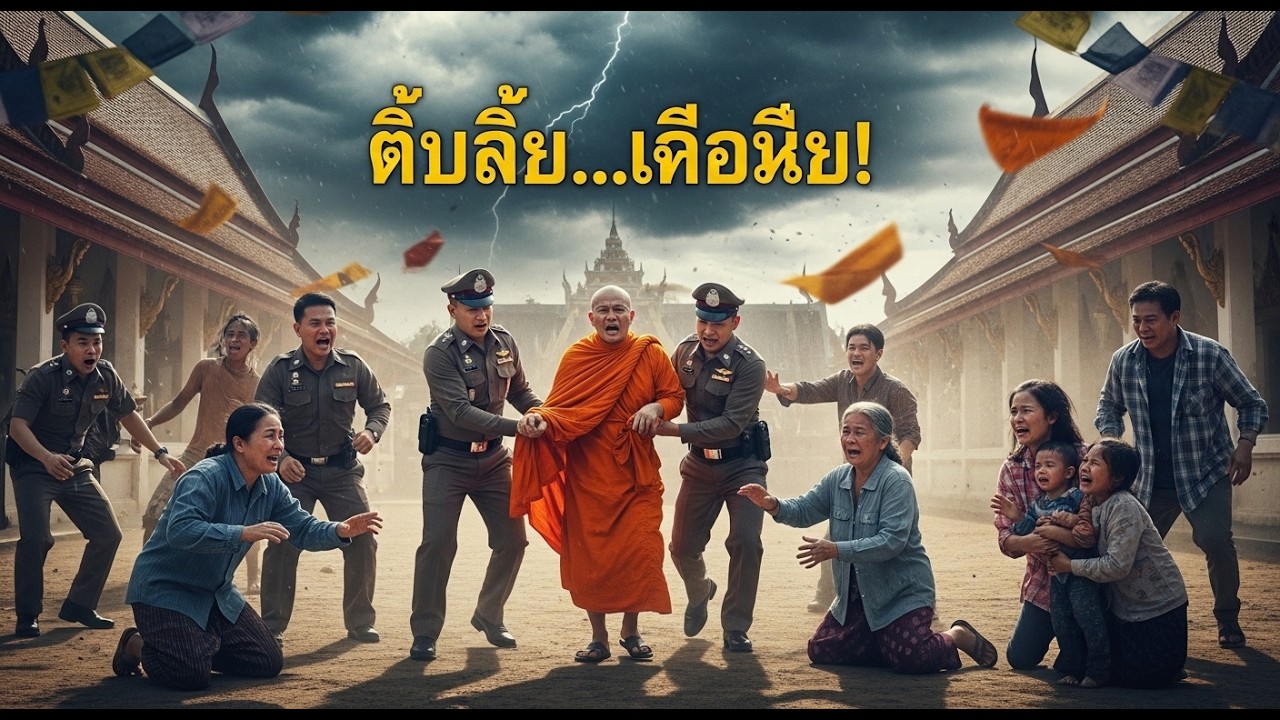 ตำรวจลากพระออกจากวัด! ความลับที่ถูกซ่อนหลายปีทำให้หมู่บ้านช็อก