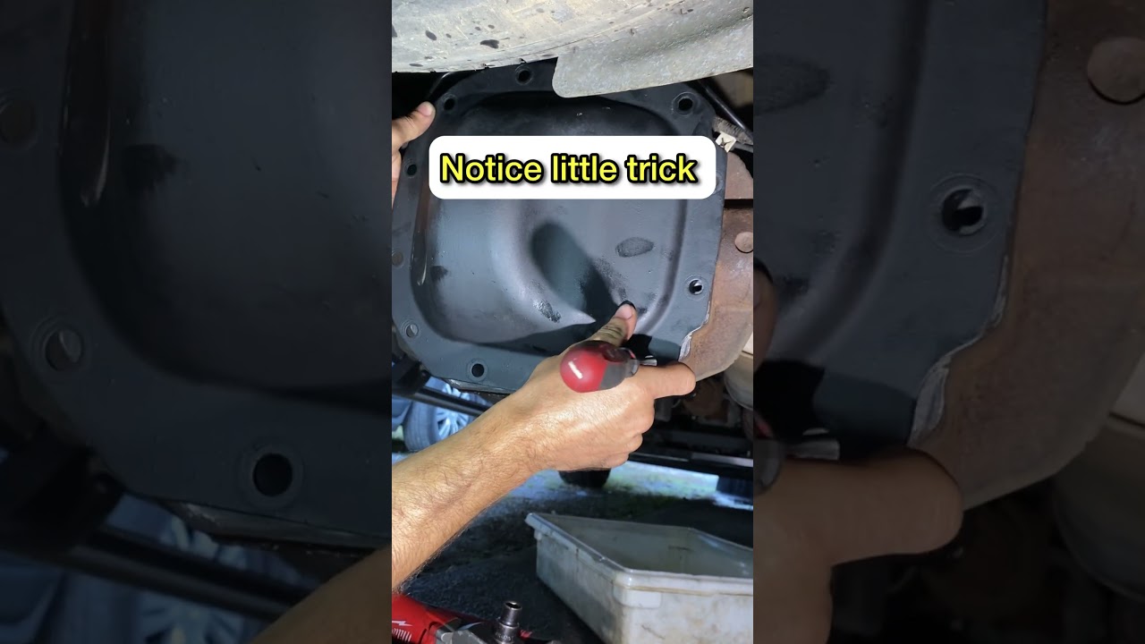 Differential fluid change DIY part2. Ford F150. #oneeyedgarage#autorepair#differential#ford#diy#f150