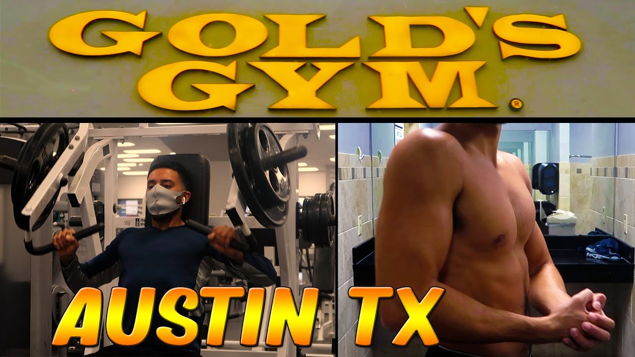 MY FAVORITE WORKOUT SPLIT - CHEST and BICEP at GOLDS GYM AUSTIN TX!