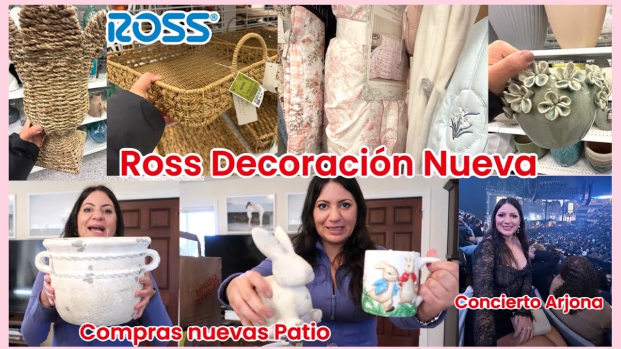 ROSS DECORACIÓN NUEVA PRIMAVERA | COMPRAS DECORACIÓN PATIO | CONCIERTO ARJONA DE REGALO | VLOG