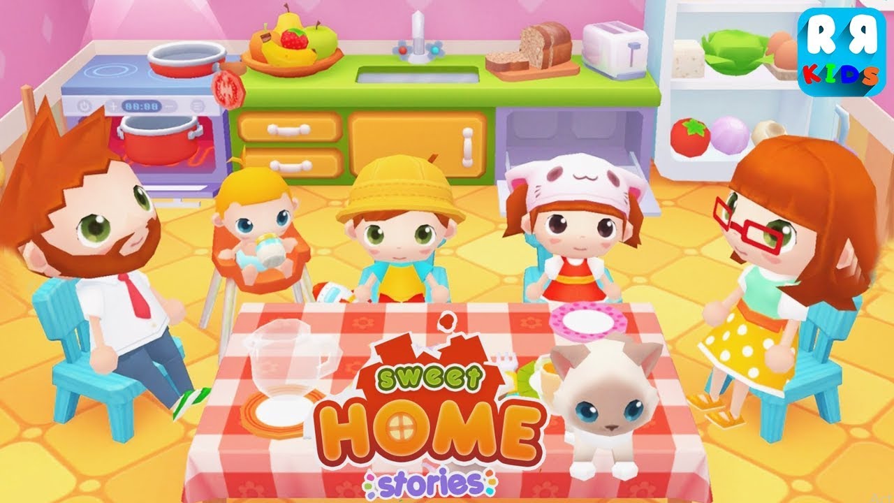 Sweet Home Stories - My family life play house (By PlayToddlers) - Best Apps for Kids