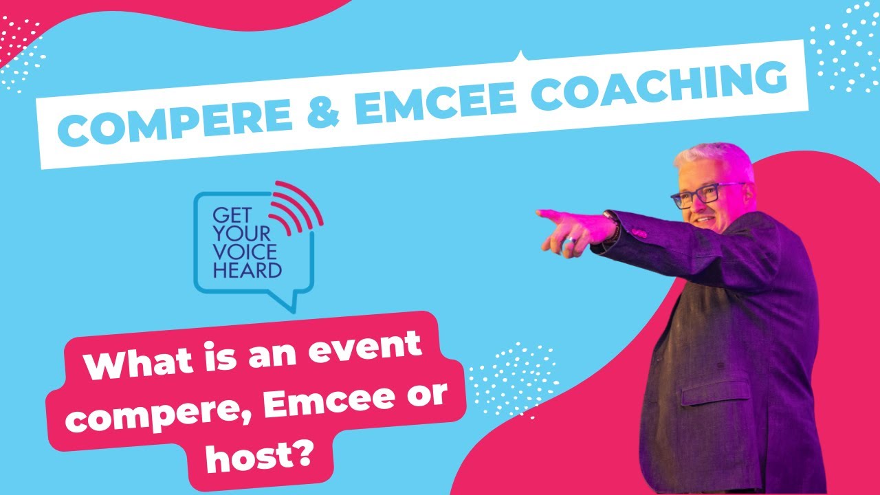 What is an event compere, emcee or host?