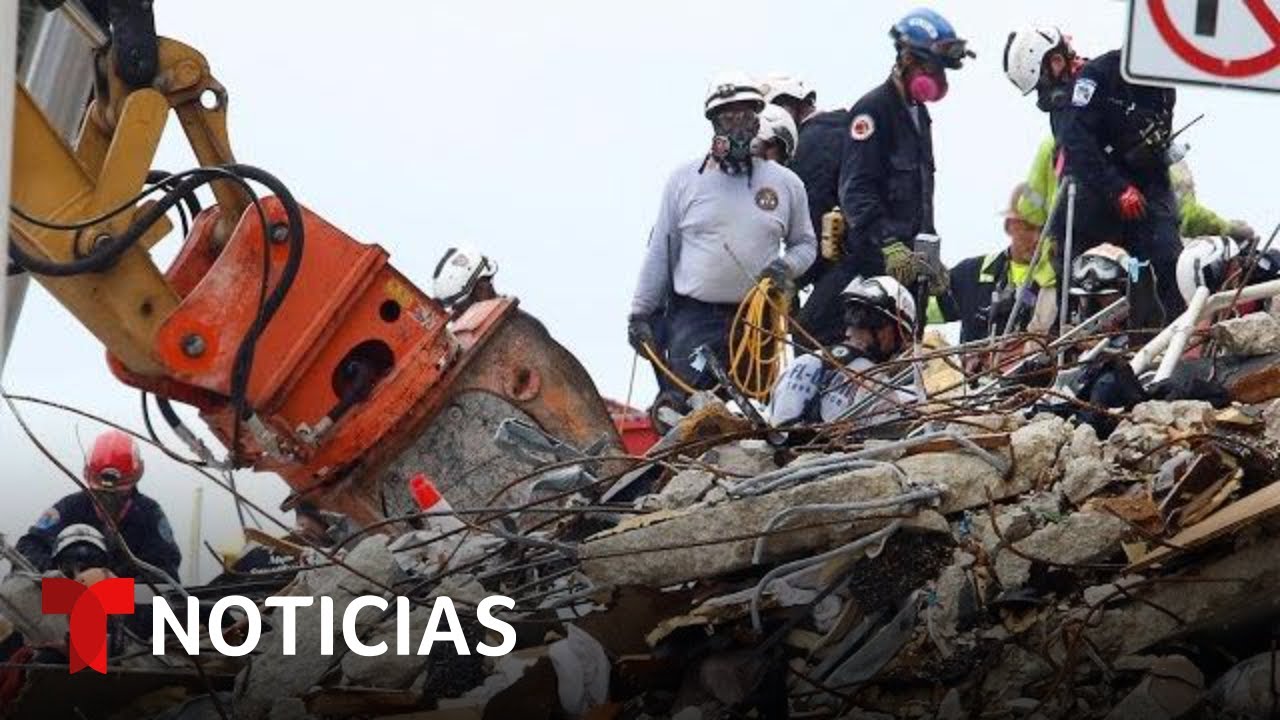 Sube a 22 la cifra de personas muertas tras el derrumbe de un edificio en Surfside