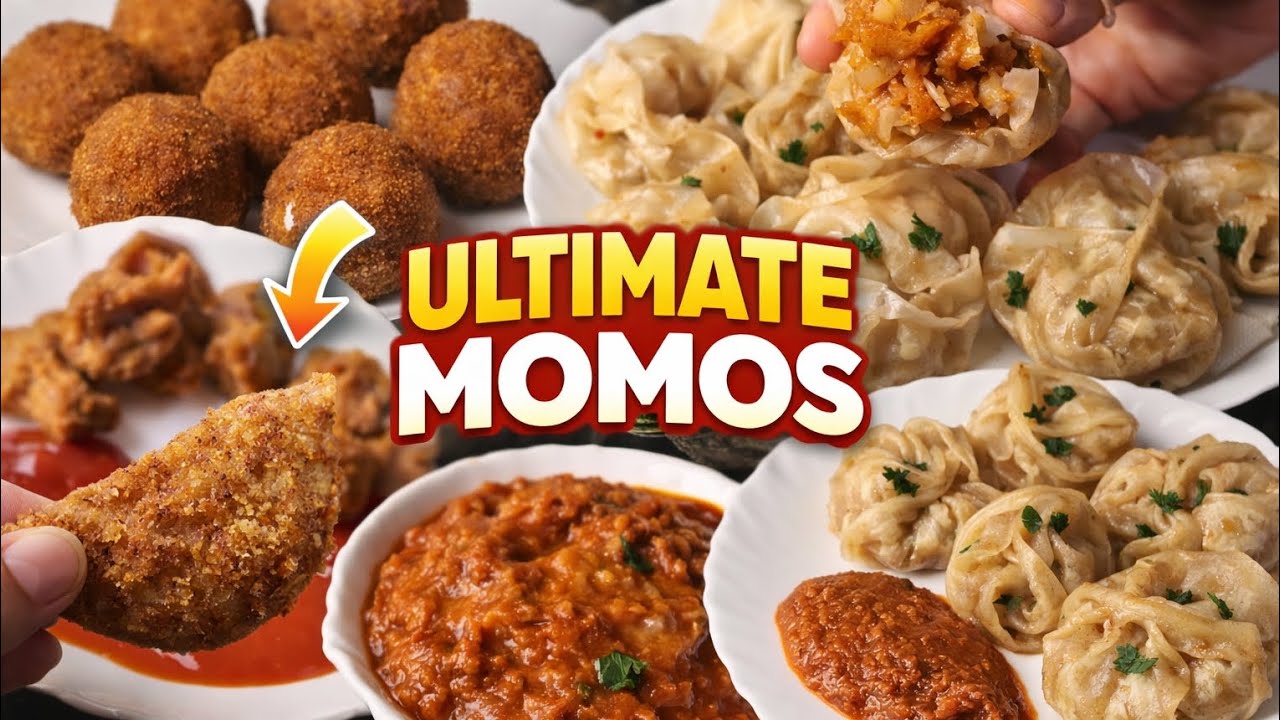 Types of Momos Recipe | Momo Lovers Must Watch 🥟🔥.. @Foodies_Cooking_Show 