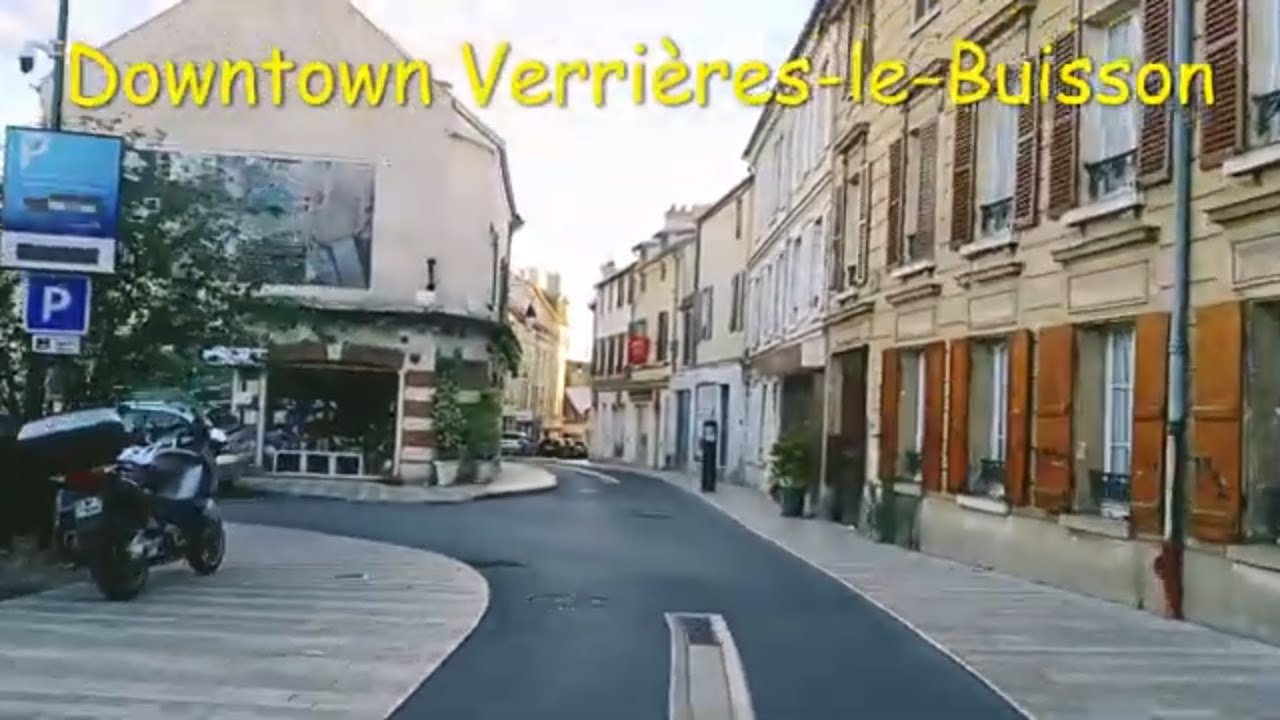 Downtown Verri&egrave;res-le-Buisson - Driving- French region