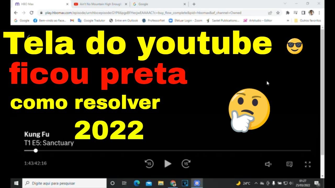 ✅Como resolver Tela preta no video do youtube ,notebook,Pc
