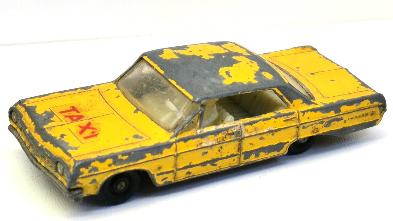 Matchbox восстановление Chevrolet Impala Taxi Nr. 20 литая модель.