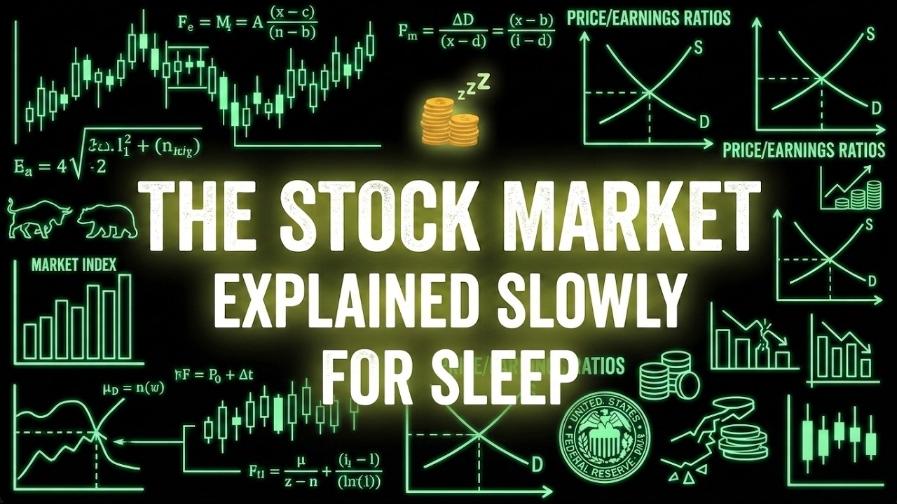 The Stock Market Explained Slowly (For Sleep)