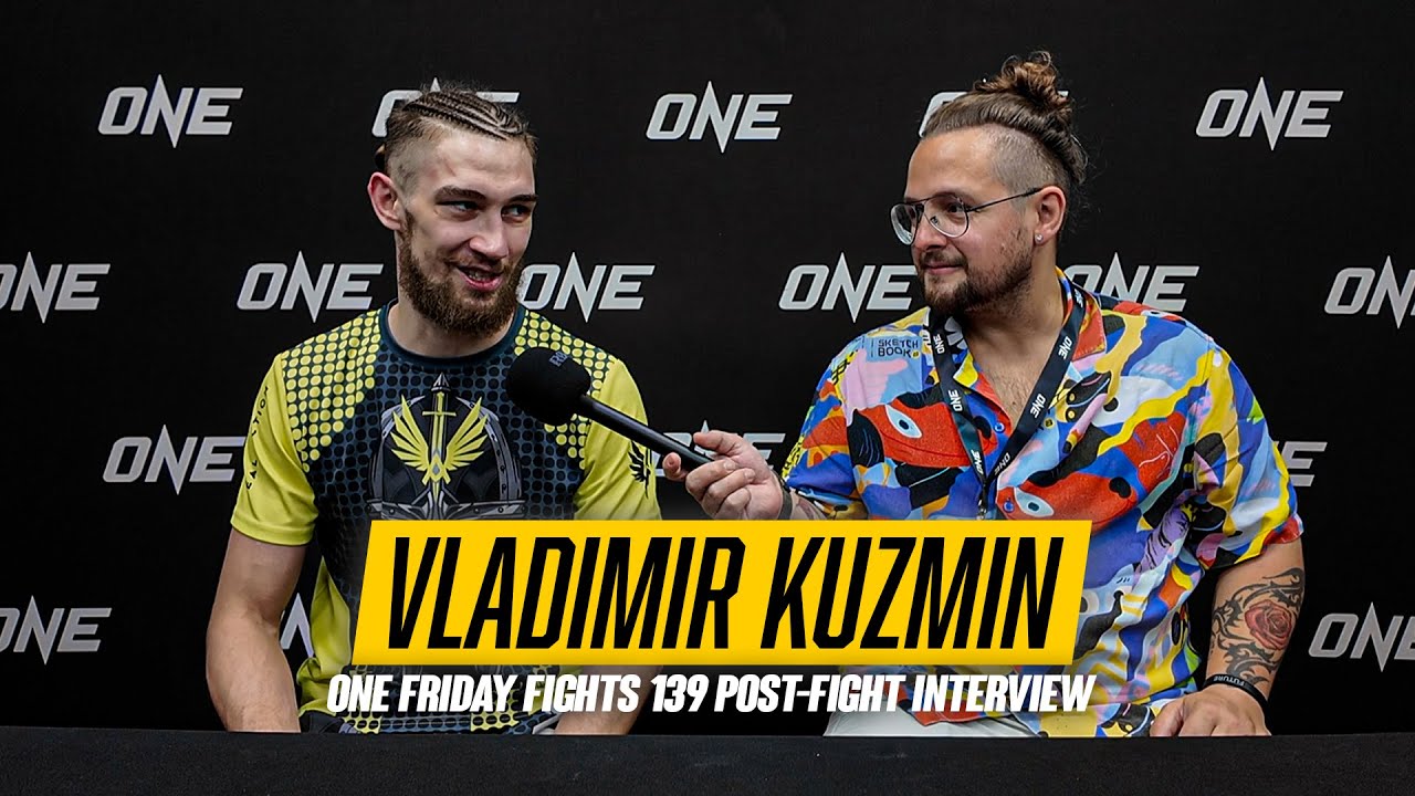 Vladimir Kuzmin teases MMA move next | ONE Fight Night 39 | Post Fight Interview