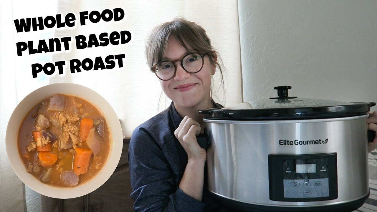 Whole Food Plant Based Pot Roast - Slow Cooker