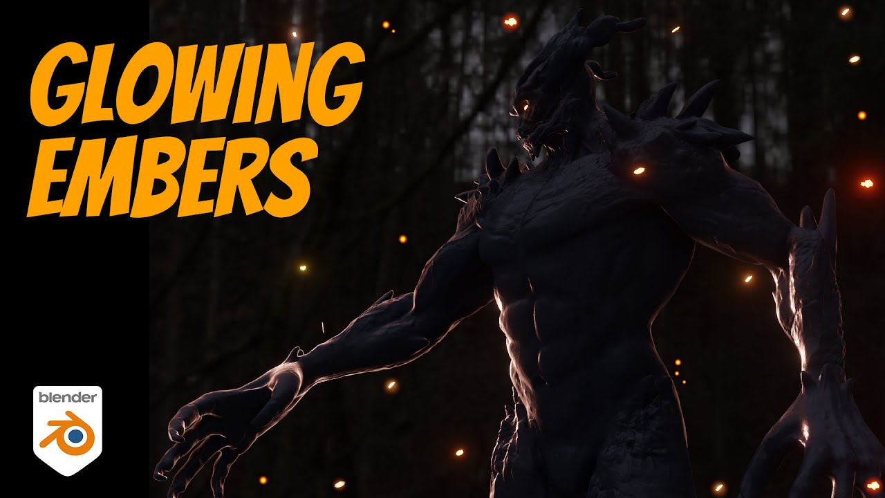 Burning Embers, Leaves or Dust Particles - Blender 3