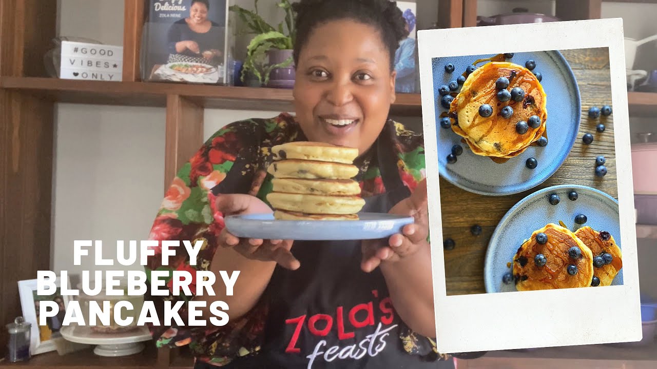 Fluffy Blueberry Pancakes [Flapjacks] Recipe