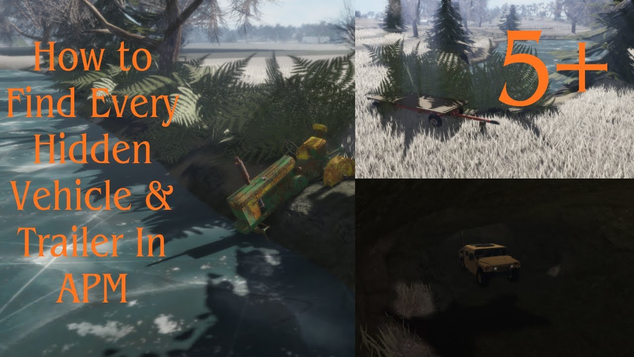 How to find every HIDDEN VEHICLE (AND MORE) In APM!