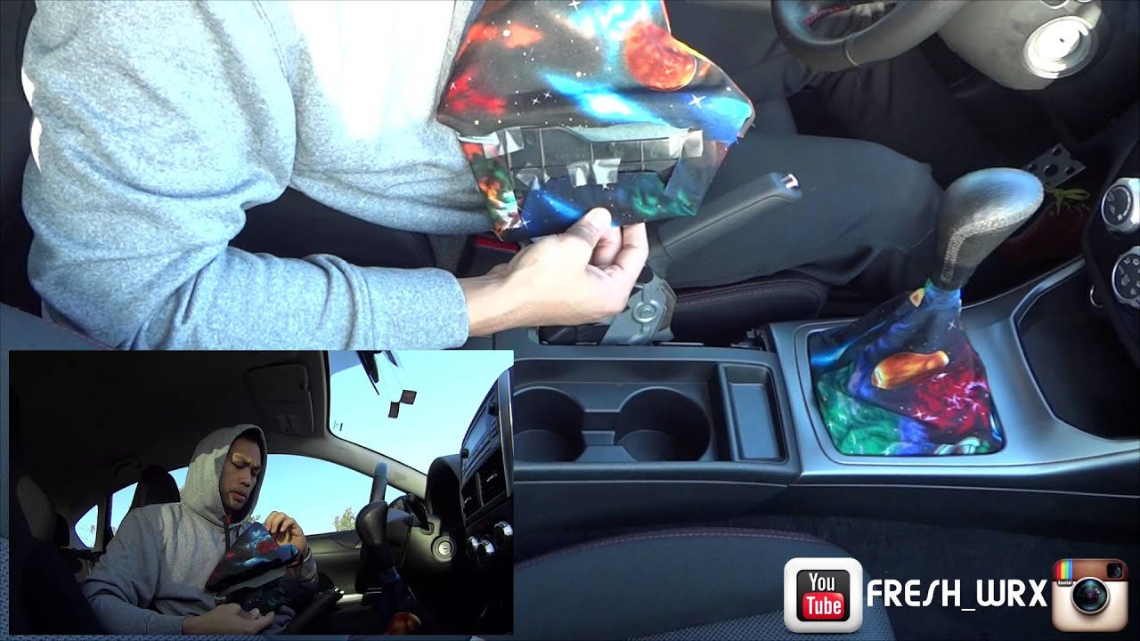 How to make your own DIY shift boot and ebrake boot