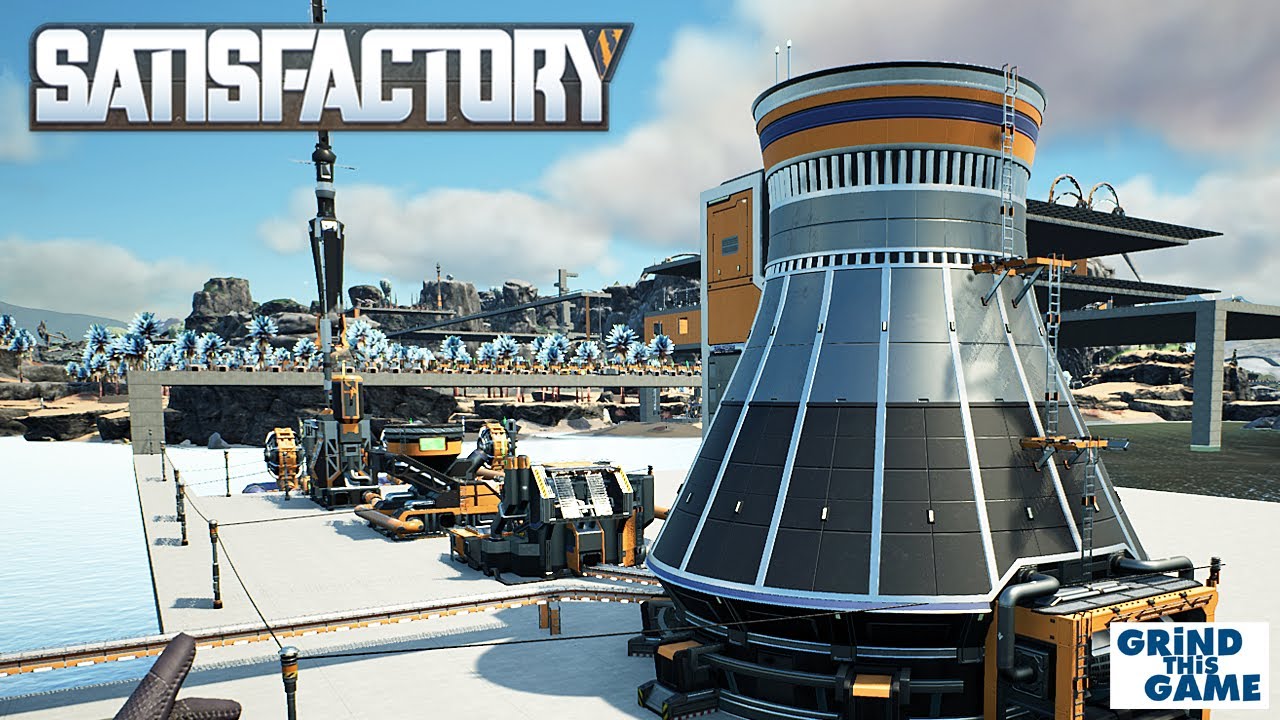 Satisfactory - Nuclear Power Setup
