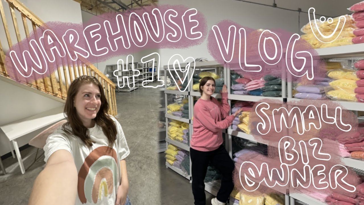 #1 Warehouse Day In The Life Small Business Owner Vlog - Real time order packaging & unboxing 2025