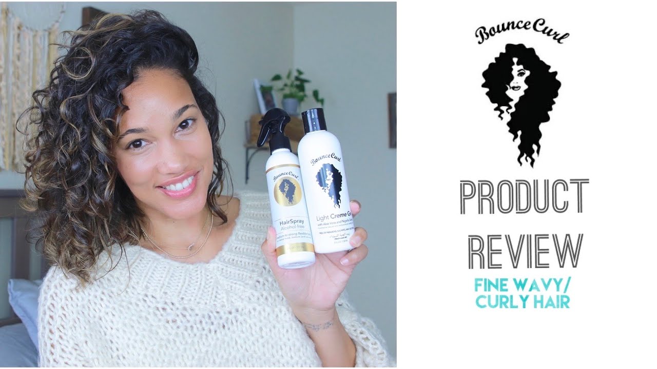 Bounce Curl Creme Gel - Product Review - Fine wavy to curly hair.