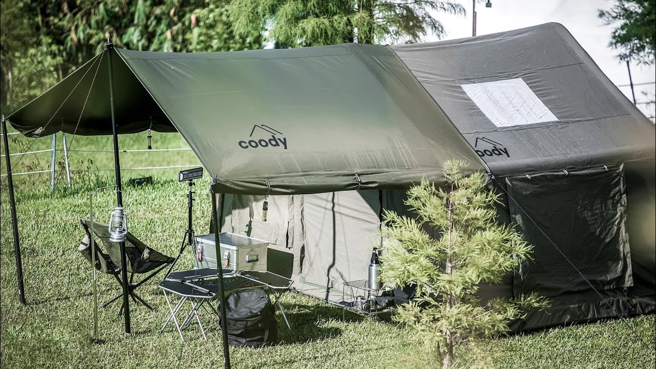 【Solo Camping】終於去天晴野舍 用舒適的充氣帳篷Coody 8.0 享受一個人露營