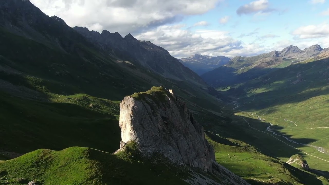 Silvretta Alps Drone View – Lareintal, Jamtal, Mathon (Austria & Switzerland Border)