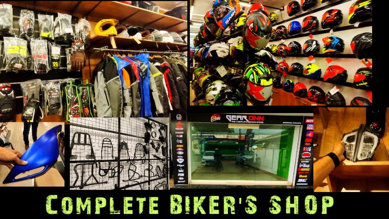 A complete Biker's shop 😍 | Full gears | accessories | malayalam | Gear Onn | Rohith Donald Vlogs.