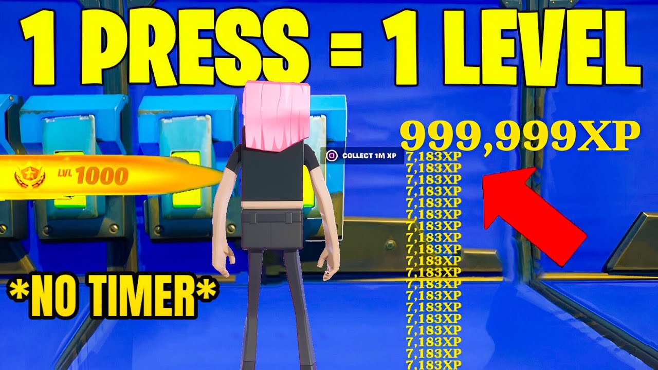 INSANE *EASY* Fortnite *AFK* XP MAP! (950k a Min!) Not Patched! 🤩😱