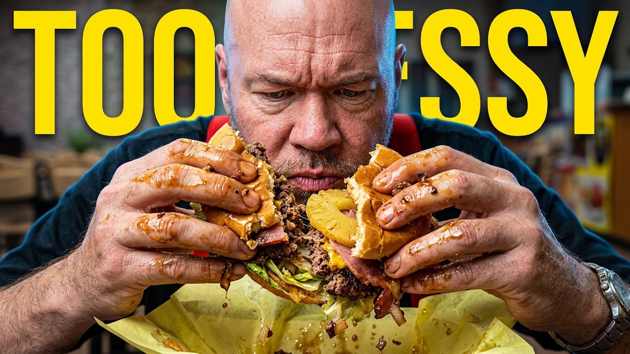 Chubby Burgers - The Sloppiest Burger I've ever had!