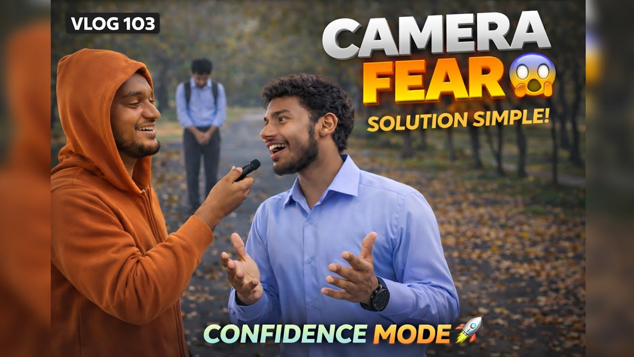 Overcome CAMERA FEAR 😱📸 | @Mr_Heymm  | #camerafear #fear #confidence #realtalk 
