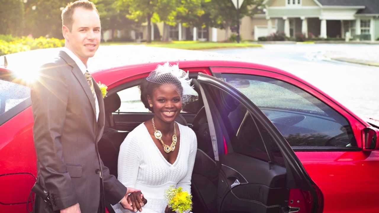 Interracial wedding