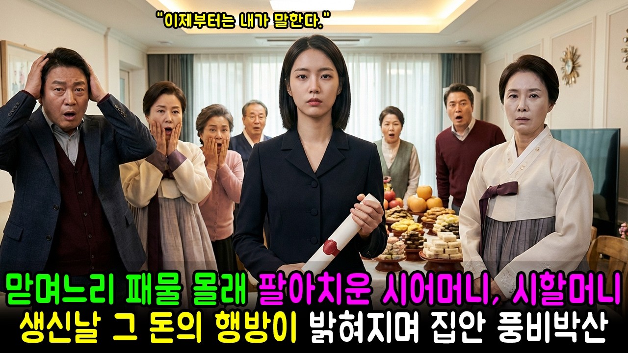 맏며느리 패물 몰래 팔아치운 시어머니, 시할머니 생신날 그 돈의 행방이 밝혀지며 집안 풍비박산 | 반전사연 | 감동사연 | 노후사연 | 막장사연