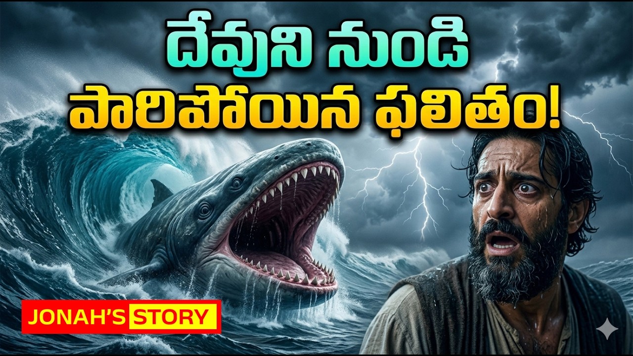 JONAH BIBLE STORY 😇🔥🔥 | యోనా బైబిల్ స్టోరీ #viral #trending #prophet #jonah