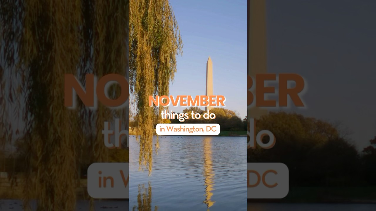 Things to do in #WashingtonDC this November. 🍂 #Only1DC #DC #VisitDC #DCevents