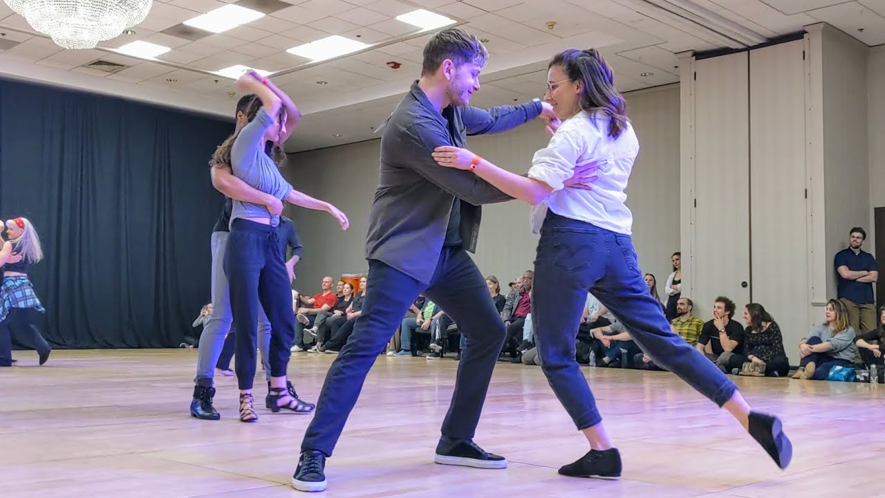Torri Zzaoui and Thibault Ramirez - champions strictly swing - Rose City Swing 2024