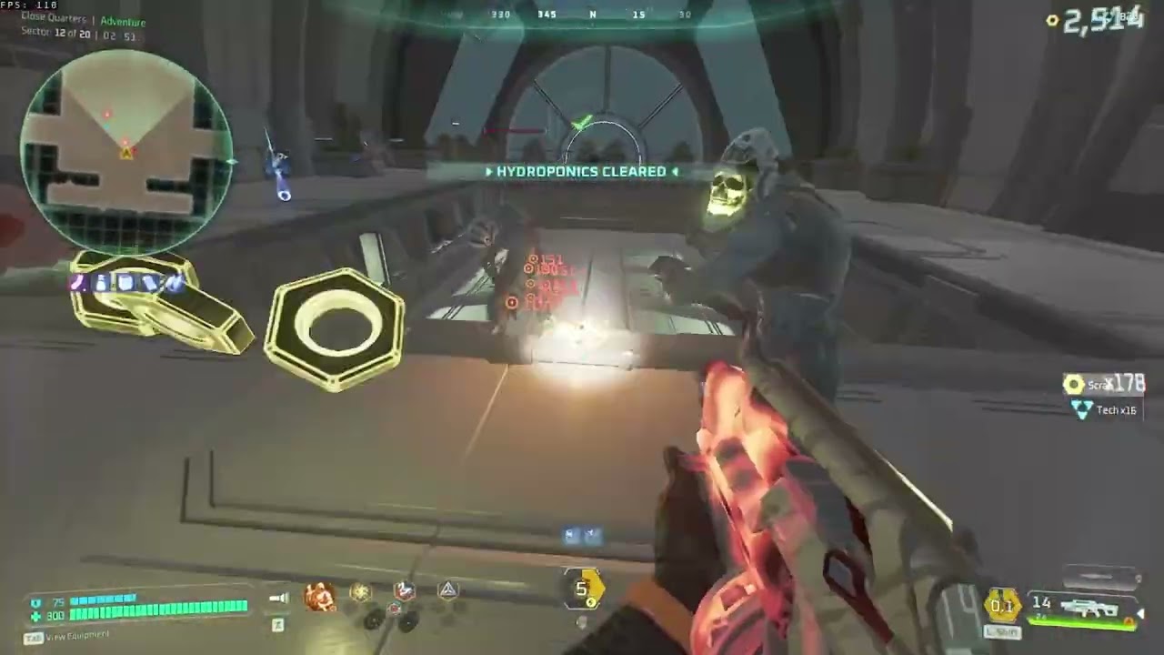 Close Quarters speedrun, 5:43.
