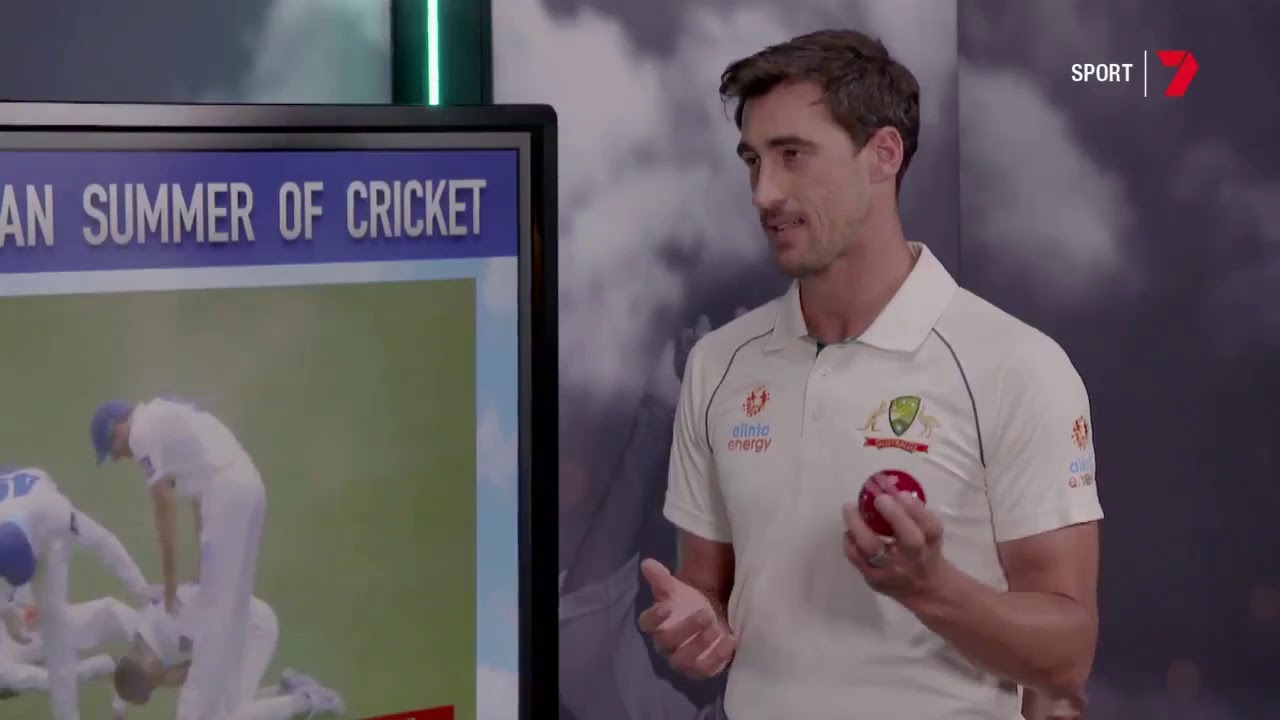 Mitchell Starc explains how he gets the ball to reverse swing