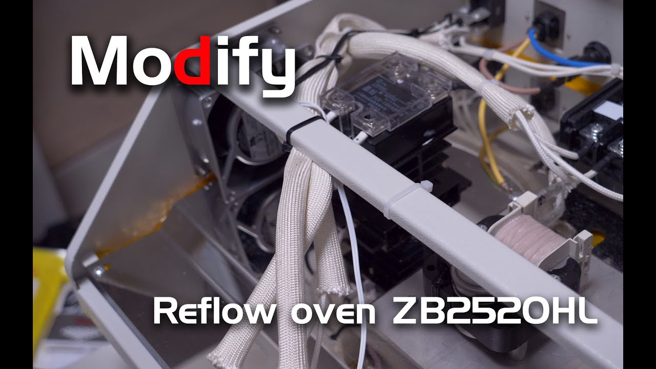 低価格なリフロー装置 ZB2520 内部とアップグレード