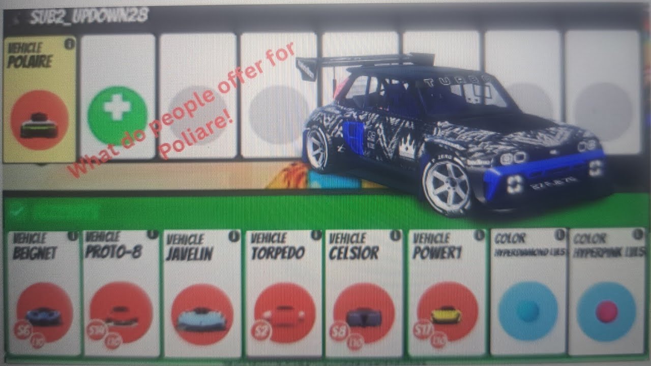 What do people offer for the POLIARE in roblox jailbreak trading!