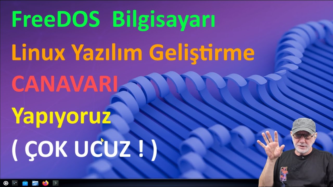 FreeDOS Bilgisayardan Linux Yazılım Canavarı Yaptım
