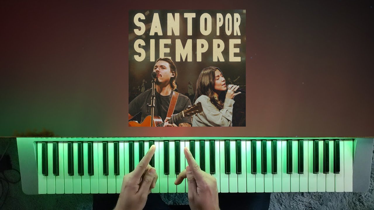 SANTO POR SIEMPRE - ECCOS / Tutorial De Piano (Holy Forever)