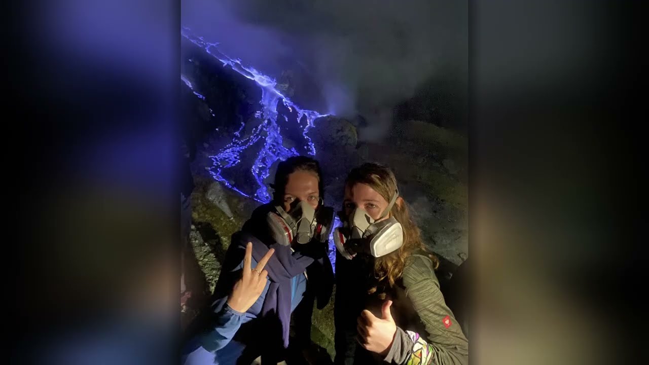 Ijen volcano with blue fire | Java Adventure Travel