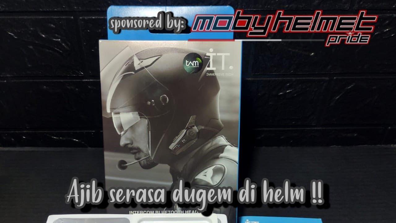 Intercom Pendatang Baru ? Bikin Helm Bergetar !!! - Review Intercom IT E1
