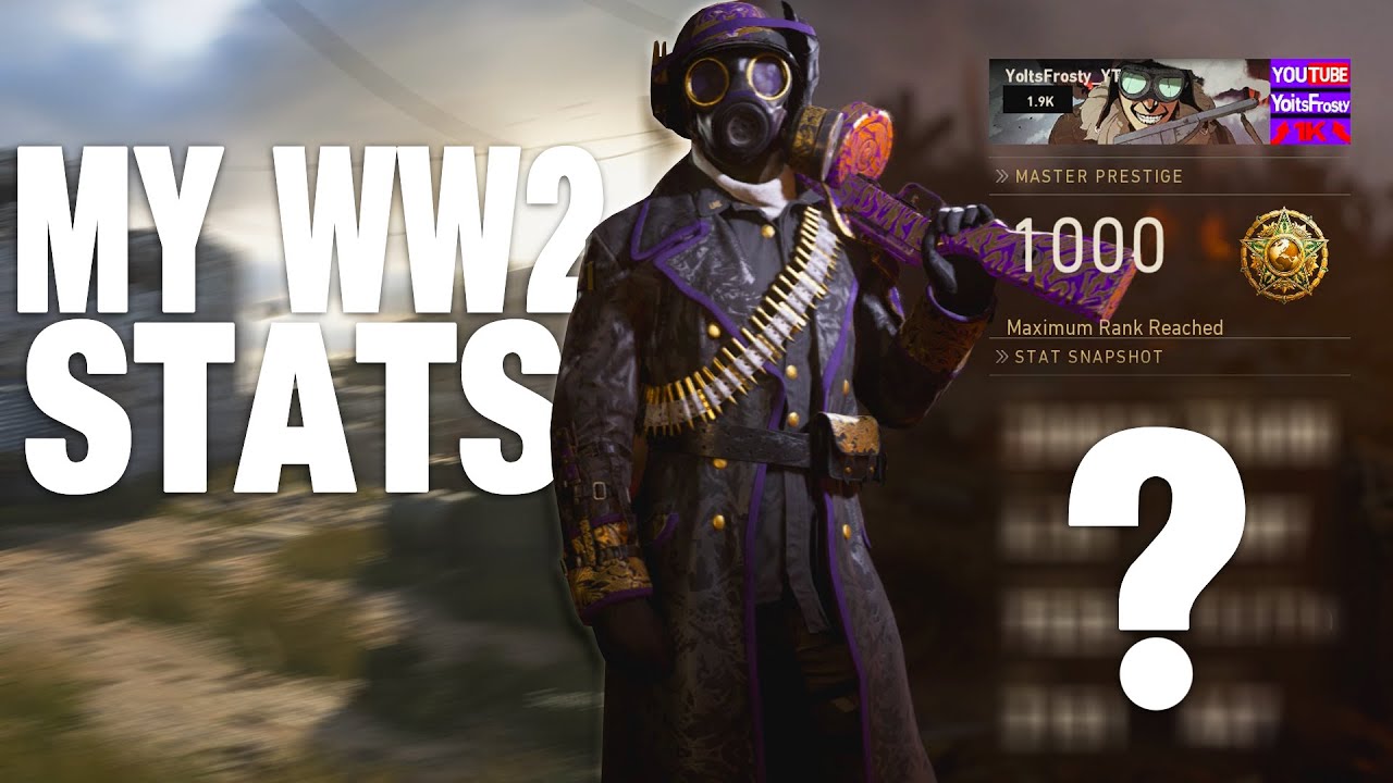MY UPDATED CALL OF DUTY WWII STATS...