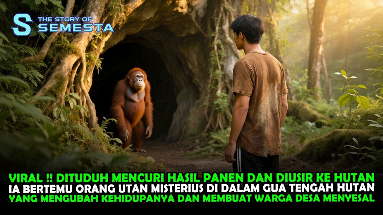VIRAL !! DITUDUH MENCURI DAN DIUSIR, PEMUDA INI MENDAPAT KEAJAIBAN SETELAH BERTEMU ORANG UTAN DI GUA