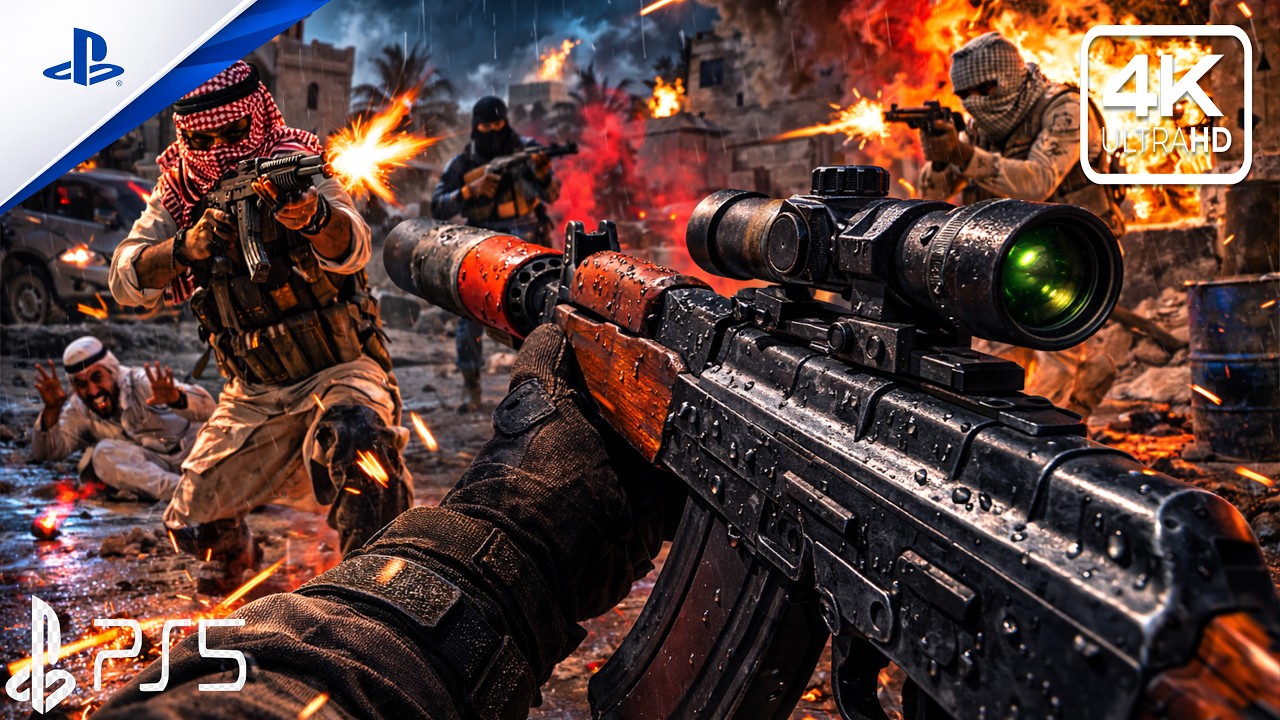 (PS5) CIA & ARAB COMMANDOS HUNT TERRORISTS | MASSIVE Realistic ULTRA Graphics Gameplay 4K 60FPS HDR