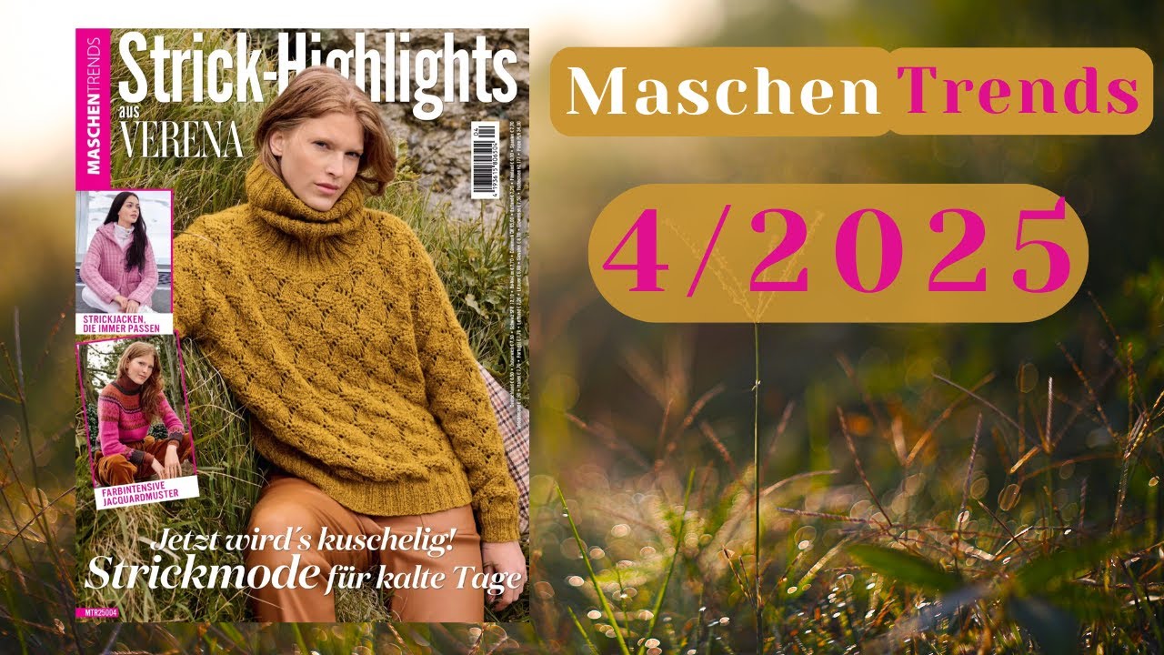 Maschentrends. Verena 4/2025 l Knitting Magazine Flip Through